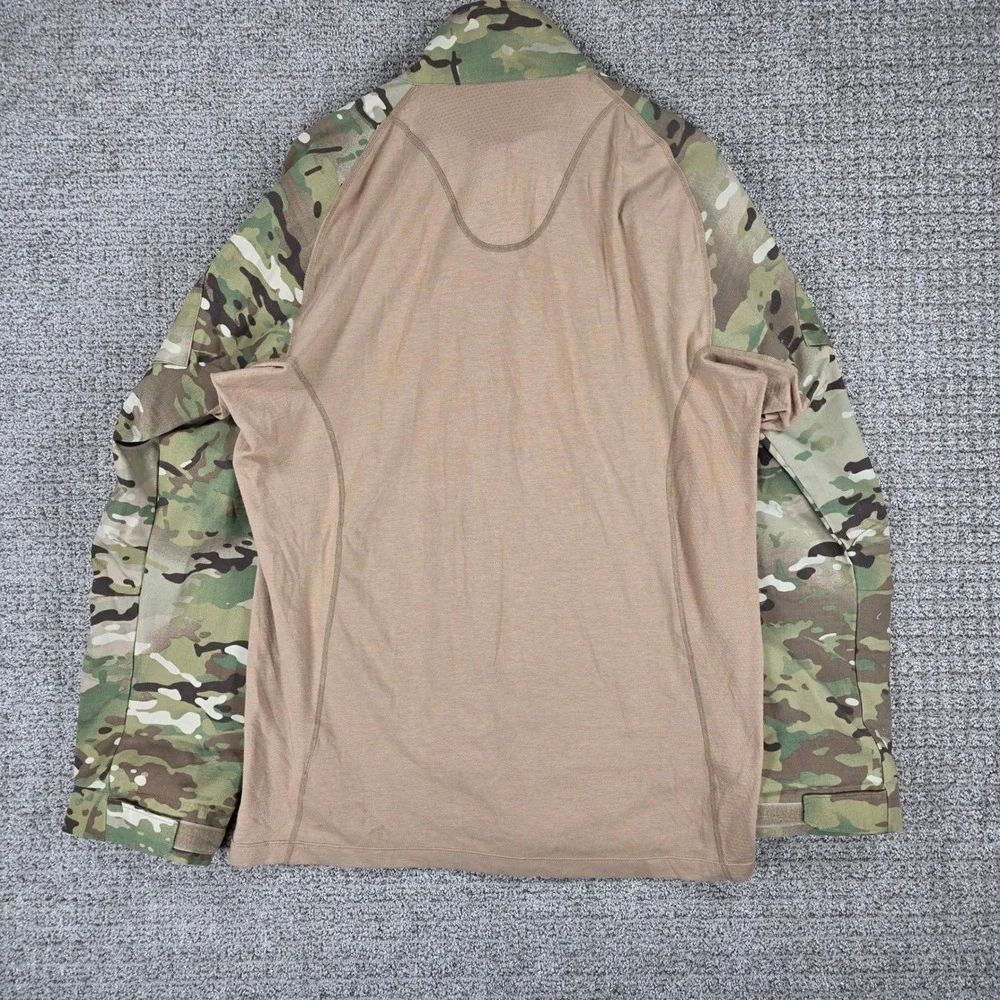 5.11 Tactical Series Rapid Assault Shirt XL Mens Tan Camo MultiCam 1/4 Zip